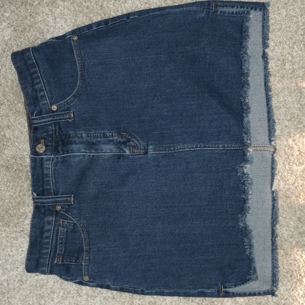 Madewell jean skirt